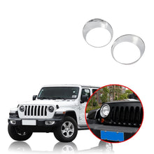 Cargar imagen en el visor de la galería, Ninte Jeep Wrangler JL 2018-2019 Headlight Circle Decoration Cover - NINTE