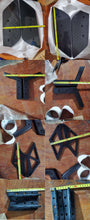 Cargar imagen en el visor de la galería, dimension of the installation kits for the mustang spoiler from ninte