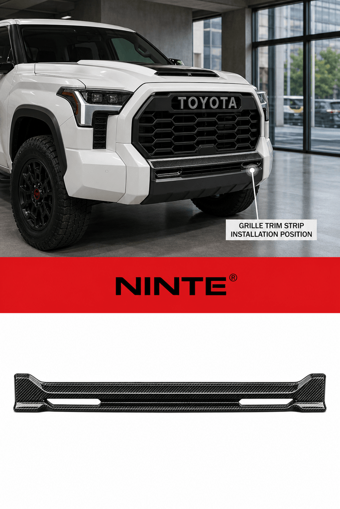 NINTE For 2022-2026 Toyota Tundra Ice Cap Front Bumper Grille Trim Molding Surround - NINTE