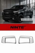 Laden Sie das Bild in den Galerie-Viewer, NINTE Top Half Mirror Covers For 2019-2026 Chevy Silverado&amp;GMC Sierra 1500 - NINTE
  