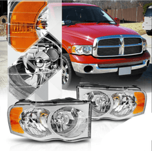 Charger l&#39;image dans la galerie, NINTE Headlight for 02-05 Dodge Ram 1500/2500