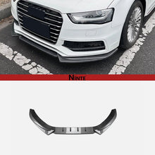 Cargar imagen en el visor de la galería, NINTE Front Bumper Splitter Lip For 2013 - 2016 Audi A4 S4 B8.5 Sline Carbon Fiber Look - NINTE