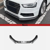 NINTE Front Bumper Splitter Lip For 2013-2016 Audi A4 S4 B8.5 Sline Carbon Fiber Look