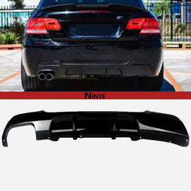 NINTE Rear Bumper Diffuser For 2007 - 2013 BMW M - Sport E92 E93 328i 335i Rear Diffuser Gloss Black ABS - NINTE