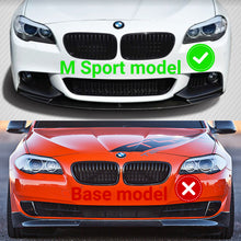 Charger l&#39;image dans la galerie, NINTE Front Lip For 2011-2016 BMW 5 Series F10 M Sport Bumper ABS Front Lip Splitter Kit