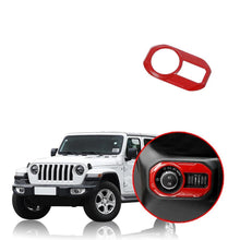 Cargar imagen en el visor de la galería, Ninte Jeep Wrangler JL 2018-2019 Headlight Lamp Switch Button Decoration Cover - NINTE