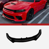 NINTE Front Bumper Lip For 2020-2023 Dodge Charger SRT Widebody Front Lip Splitter Latest Version