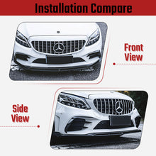 Cargar imagen en el visor de la galería, NINTE For 2019-2021 Mercedes Benz W205 C Class with AMG Package Lower Splitter Front Bumper lip