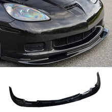Laden Sie das Bild in den Galerie-Viewer, NINTE For 2005-2013 Corvette C6 Base Front Lip Splitter ZR1 Style Carbon Fiber Look