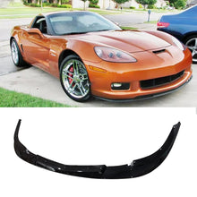 Laden Sie das Bild in den Galerie-Viewer, NINTE For 2005-2013 Corvette C6 Base Front Lip Splitter ZR1 Style Carbon Fiber Look