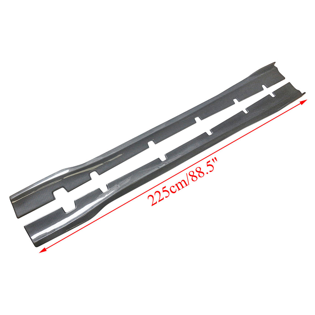 Ninte Side Skirts For 2020 2021 2022 2023 Dodge Charger Widebody Rocker Panel Extension Lip Body