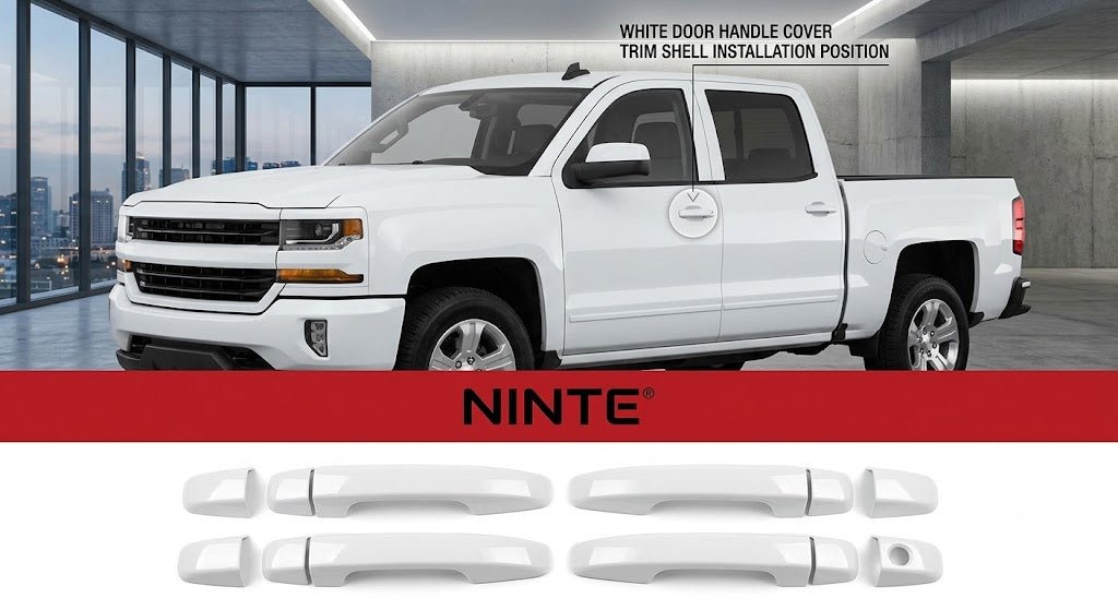 NINTE Door Handle Covers For 2014-2020 Sierra Silverado 1500 2500HD 3500HD/Yukon/Tahoe/Suburban - NINTE