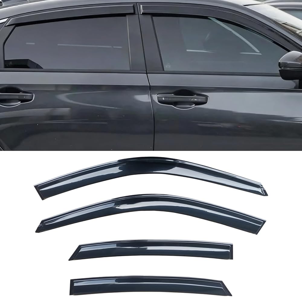 NINTE MUG Style Window Visor Rain Guard For 2022-2025 HONDA CIVIC Sedan PREMIUM