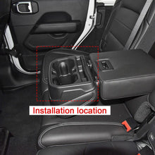 画像をギャラリービューアに読み込む, NINTE Jeep Wrangler JL 2018-2019 Interior Rear Seat Water Cup Holder Cover Decoration Stickers - NINTE