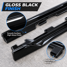 NINTE Side Skirt Splitter Extension Kit Fit for BMW X3 G01 X4 G02 X3M F97 X4M F98 2018-2023 Painted Gloss Black Without Logo - NINTE