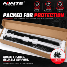 NINTE Side Skirt Splitter Extension Kit Fit for BMW X3 G01 X4 G02 X3M F97 X4M F98 2018-2023 Painted Gloss Black Without Logo - NINTE
