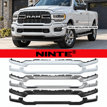 Load image into Gallery viewer, NINTE Front Bumper Upper and Lower Grille Trim Kit Fit for RAM 2500 3500 2019-2026 OE Style - NINTE