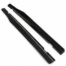 NINTE Left Right Side Skirt Extension Fit for 2010-2015 Chevy Camaro LT LS SS Gloss Black Painted Rocker Panel - NINTE