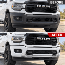 NINTE Front Bumper Upper and Lower Grille Trim Kit Fit for RAM 2500 3500 2019-2026 OE Style - NINTE