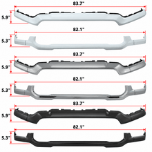 NINTE Front Bumper Upper and Lower Grille Trim Kit Fit for RAM 2500 3500 2019-2026 OE Style - NINTE