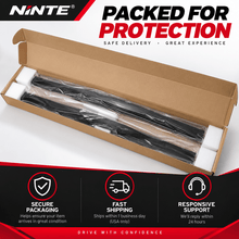 NINTE Left Right Side Skirt Extension Fit for 2010-2015 Chevy Camaro LT LS SS Gloss Black Painted Rocker Panel - NINTE