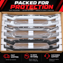 NINTE Front Bumper Upper and Lower Grille Trim Kit Fit for RAM 2500 3500 2019-2026 OE Style - NINTE