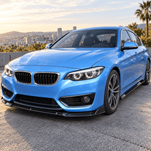 NINTE Front and Rear Bumper Lip Splitter and Side Skirt Kit Fit for BMW Glossy Black Sport Style - NINTE
