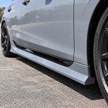 NINTE Side Skirt Extension Rocker Splitter Kit Fit for Honda Civic Sedan and Hatchback 2025-2026 Painted Urban Gray Pearl and Gloss Black Two-Tone - NINTE