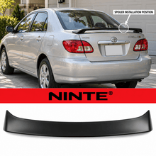 Load image into Gallery viewer, NINTE Rear Trunk Wing Spoiler Fit for 2003-2008 Toyota Corolla CE LE S Primed Matte Black ABS - NINTE