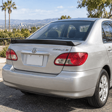 NINTE Rear Trunk Wing Spoiler Fit for 2003-2008 Toyota Corolla CE LE S Primed Matte Black ABS - NINTE
