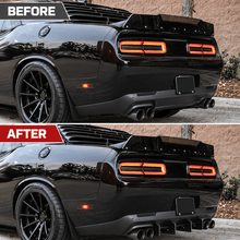 NINTE Rear Bumper Diffuser Splitter Lip Fit for Dodge Challenger 2008-2021 Painted One Piece Sport Style Without Logo