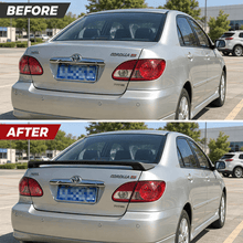 NINTE Rear Trunk Wing Spoiler Fit for 2003-2008 Toyota Corolla CE LE S Primed Matte Black ABS - NINTE