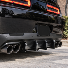 NINTE Rear Bumper Diffuser Splitter Lip Fit for Dodge Challenger 2008-2021 Painted One Piece Sport Style Without Logo