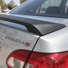 NINTE Rear Trunk Wing Spoiler Fit for 2003-2008 Toyota Corolla CE LE S Primed Matte Black ABS - NINTE