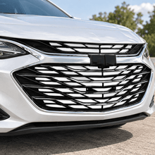 NINTE Front Upper and Lower Grille Kit Fit for Chevrolet Malibu 2019-2025 Painted Black and Chrome ABS Factory Style - NINTE