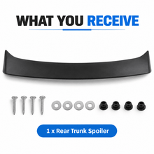 NINTE Rear Trunk Wing Spoiler Fit for 2003-2008 Toyota Corolla CE LE S Primed Matte Black ABS - NINTE