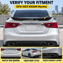NINTE Rear Spoiler Wing Fit for NISSAN Maxima Sedan 2016-2023 Glossy Black Highkick Style - NINTE
