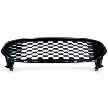 NINTE Front Grille Fit for 2013-2016 Ford Fusion Glossy Black ABS Plastic Honeycomb Style One Piece - NINTE