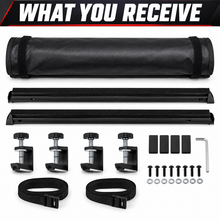 NINTE Rear Soft Roll-Up Tonneau Cover Fit for Toyota Pickup 1989-1994 and Tacoma 1995-2004 6 ft Short Bed Black Vinyl Clamp-on No-Drill