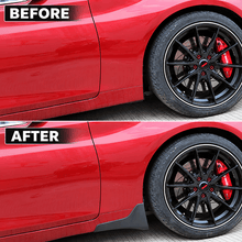 NINTE Front Mud Flaps Splash Guards Fit for Infiniti Q50 / Q50S 2014-2023 Unpainted Matte Black ABS Bolt-On Kit - NINTE