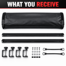NINTE Rear Soft Roll-Up Tonneau Cover Fit for 1999-2006 Chevy Silverado GMC Sierra 1500-3500 and 2007 Classic 6.5 ft Bed Black