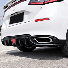 NINTE Rear Bumper Diffuser Fit for Honda Civic Hatchback 4-Door 2022-2025 Painted Gloss Black One Piece Sport Style Without Logo - NINTE