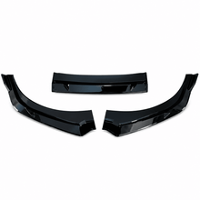 NINTE Front Bumper Lip Splitter Kit Fit for Hyundai Elantra 2024-2026 SE SEL SEL Sport Limited Base Gloss Black ABS 3-Piece Sport Style - NINTE