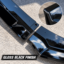 NINTE Front Bumper Lip Splitter Kit Fit for Hyundai Elantra 2024-2026 SE SEL SEL Sport Limited Base Gloss Black ABS 3-Piece Sport Style - NINTE