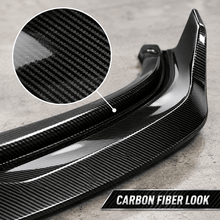 NINTE Front Bumper Lip Splitter Fit for BMW 8 Series G14 G15 G16 M850i 840i M Sport 2018-2021 Painted Carbon Fiber Look One Piece Sport Style Without Logo