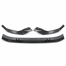 NINTE Front Bumper Lip Splitter Kit Fit for Audi A3 S3 8Y Sedan 2022-2023 Carbon Fiber Look 3-Piece Sport Style - NINTE