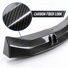 NINTE Front Bumper Lip Splitter Kit Fit for Audi A3 S3 8Y Sedan 2022-2023 Carbon Fiber Look 3-Piece Sport Style - NINTE