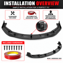 NINTE Front Bumper Lip Splitter Fit for BMW 8 Series G14 G15 G16 M850i 840i M Sport 2018-2021 Painted Carbon Fiber Look One Piece Sport Style Without Logo