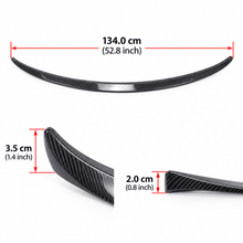 NINTE Rear Trunk Spoiler Wing Fit for Mercedes-Benz C-Class C205 Coupe 2017-2021 Painted Carbon Fiber Look One Piece Duckbill Style Without Logo - NINTE