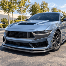 NINTE Front Bumper Lip Splitter Kit Fit for Ford Mustang Dark Horse Coupe 2-Door 2024-2025 Matte Black ABS 3-Piece Sport Style - NINTE